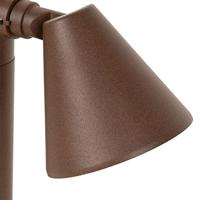 QAZQA Modern buiten paaltje roestbruin 30 cm IP44 verstelbaar - Ciara - thumbnail