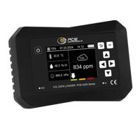PCE Instruments Kooldioxidemeter 0 - 40000 ppm Met temperatuurmeting, Met datalogger, Zuurstofmeter, Wandmontage Kalibratie Fabrieksstandaard (zonder - thumbnail
