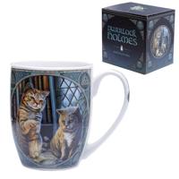 Lisa Parker Purrlock Holmes Kat Porselein Mok - thumbnail
