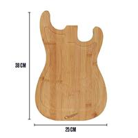 Guitar Cutting Board - Bamboe Snijplank - 38 x 25cm - thumbnail