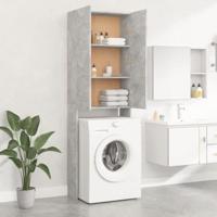 Wasmachinekast 64x25,5x190 cm betongrijs - thumbnail