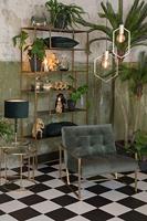 Light & Living Tafellamp 'Rodrigo' kleur Antiek Brons/Mat Zwart (excl. kap) - thumbnail