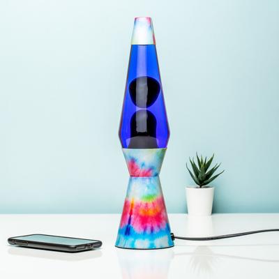 Bullet lavalamp met tie dye design Bullet lavalamp met tie dye design