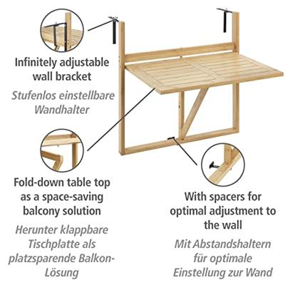 Wenko Bamboe balkon tafel Waikiki