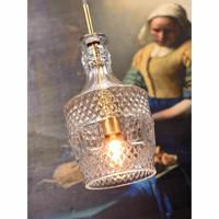 It's About Romi Hanglamp Glas Brussels Dia 13XH30Cm Transparant/Goud - thumbnail