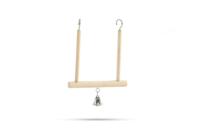 Houten schommel met bel - thumbnail