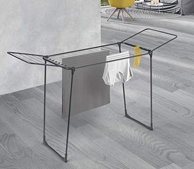 Metaltex Hydra Vleugeldroogrek 18 m Drooglengte Zwart