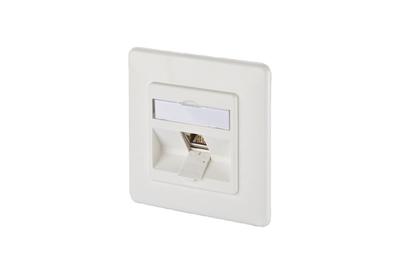 Metz Connect 1309111002-E Netwerkdoos Inbouw (in muur) Inzet met centraalstuk en frame CAT 6A 1 poort Zuiver wit Metz Connect 1309111002-E Netwerkdoos Inbouw (in muur) Inzet met centraalstuk en frame CAT 6A 1 poort Zuiver wit