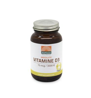 Mattisson HealthStyle Vitamine D3 75mcg Capsules