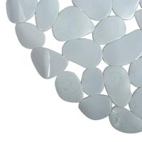 MSV Douche|bad anti-slip mat badkamer - pvc - grijs - 39 x 99 cm - thumbnail