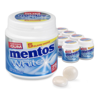 Mentos kauwgom white sweetmint bottle (8x 75 stuks) - thumbnail