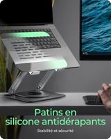 ICY BOX IB-NH300-R Laptopstandaard Zilver 43,2 cm (17 ) - thumbnail