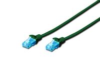 Digitus DK-1511-020/G RJ45 Netwerkkabel, patchkabel CAT 5e U/UTP 2.00 m Groen Verdraaide paren 1 stuk(s) - thumbnail