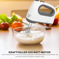 Clatronic HM 3775 Handmixer 400 W Wit - thumbnail