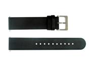 Horlogeband Mondaine BM20029 Leder Zwart 18mm - thumbnail