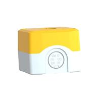 Schneider Electric XALK01 Lege behuizing 1 inbouwplaats (b x h x d) 68 x 68 x 53 mm NOT-HALT Geel, Lichtgrijs 1 stuk(s) - thumbnail