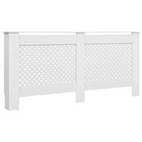 VidaXL Radiatorombouw 172x19x81,5 cm mdf wit - thumbnail