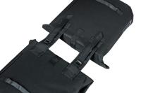 Basil city dubbele fietstas - waterafstotend polyester - zwart - universal bridge systeem - 28-32l - thumbnail