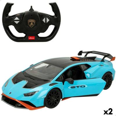 Politiewagen op Afstandsbediening Lamborghini Huracán STO Blauw 1:14 (2 Stuks) Politiewagen op Afstandsbediening Lamborghini Huracán STO Blauw 1:14 (2 Stuks)