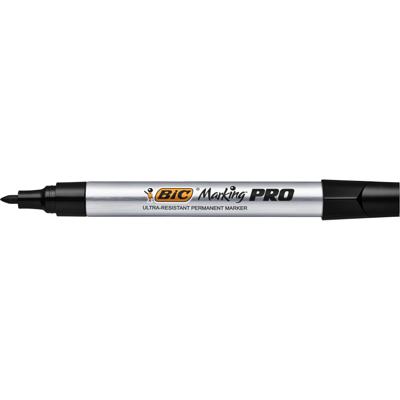 Viltstift Bic Pro rond medium zwart | 12 stuks
