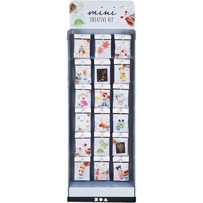 Creativ Company Mini creatieve sets, h: 1500 mm, b: 580 mm, wit, 108 set/ 1 doos Creativ Company Mini creatieve sets, h: 1500 mm, b: 580 mm, wit, 108 set/ 1 doos