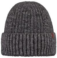 Barts Wyon Beanie Muts Heren Dark Heather one size - thumbnail