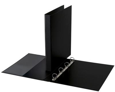 Ringband quantore 4-rings a4 pp 20mm d-mech zwart