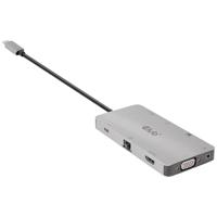Club 3D USB Gen 1 Type-C 9-in-1 Hub dockingstation - thumbnail
