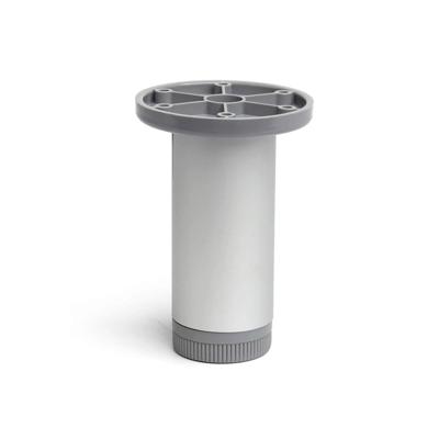 Voeten Rei 405 Cilindrisch Ø 3,9 x 10 cm Zilverkleurig Aluminium Modern