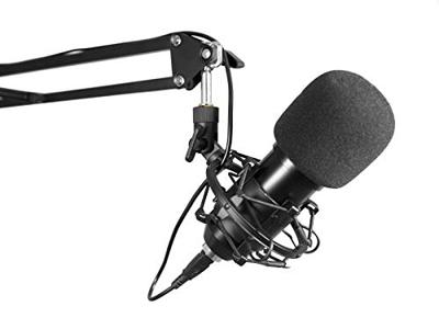 Omnitronic BMS-1C USB-microfoon Statief Zendmethode:Kabelgebonden Incl. shockmount, Incl. kabel, Incl. standaard USB Kabelgebonden