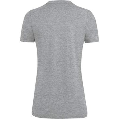 JAKO 6129D T-Shirt Premium Basics Dames - Lichtgrijs Gemeleerd - 36