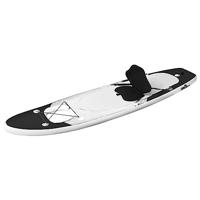 Stand Up Paddleboardset opblaasbaar 360x81x10 cm zwart - thumbnail