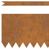 Tuinrand 50 pcs Bruin 100 x 0.05 x 20 cm Cortenstaal - thumbnail