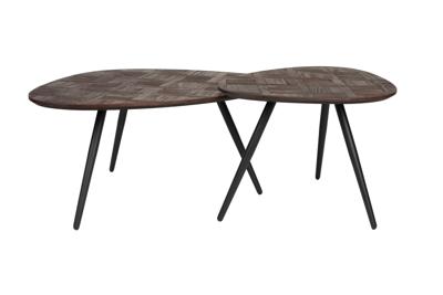 ZILT Organische Salontafel 'Bryanne' Set van 2 stuks ZILT Organische Salontafel 'Bryanne' Set van 2 stuks