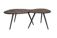 ZILT Organische Salontafel 'Bryanne' Set van 2 stuks - thumbnail