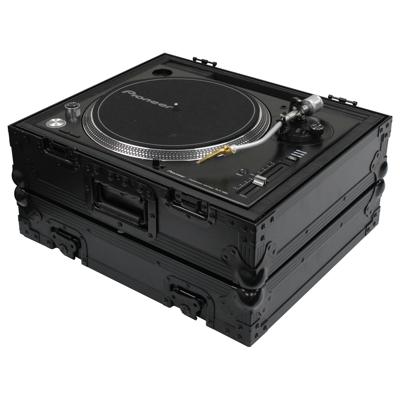 Odyssey FZ1200BL flightcase voor Technics 1200-stijl draaitafels zwart
