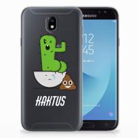 Samsung Galaxy J7 2017 | J7 Pro Telefoonhoesje met Naam Cactus Poo - thumbnail