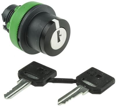 Schneider Electric ZB5FG04D ZB5FG04D Frontelement voor sleutelschakelaar Sleutel 3 x +/- 45 ° Sleutel-ontgrendeling 1 stuk(s)