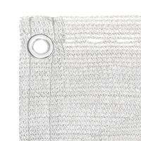 VidaXL Balkonscherm 90x500 cm hdpe wit - thumbnail