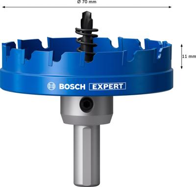 Bosch Accessoires EXPERT Sheet Metal | Gatzaag | 70 mm - 2608901443