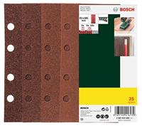 Bosch Accessories 2607019495 Oscillerend schuurpapierset Met klittenband, Geperforeerd Korrelgrootte (num) 60, 80, 120 (l x b) 185 mm x 93 mm 1 set(s) - thumbnail