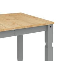 Eettafel Corona 160x80x75 cm massief grenenhout grijs - thumbnail