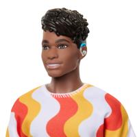 Mattel Fashionistas - Ken - With hearing aids and orange shirt pop - thumbnail