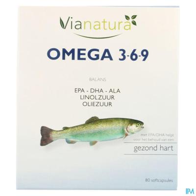 Via Natura Omega 3-6-9 Large Softcaps 80