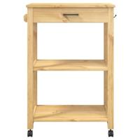 Keukentrolley MONZA 60x40x90 cm massief grenenhout - thumbnail