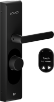 Shelly LOQED Touch Smart Lock Black Edition Deurslotaandrijving, Deuropener Bluetooth, WiFi - thumbnail