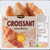 Jumbo Roomboter Croissants 4 Stuks - thumbnail