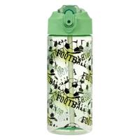 Baagl Voetbal Drinkfles 500ml met Rietje - thumbnail