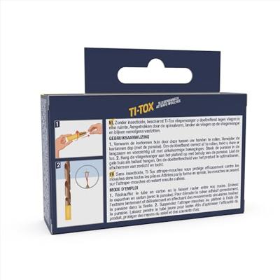 Riem Ti-Tox anti-vliegenkleefband, 4 stuks