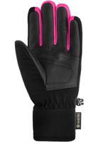 Reusch Travis GORE-TEX Junior Handschoen Kinderen Black / Black Melange / Pink Glo 6,5 - thumbnail